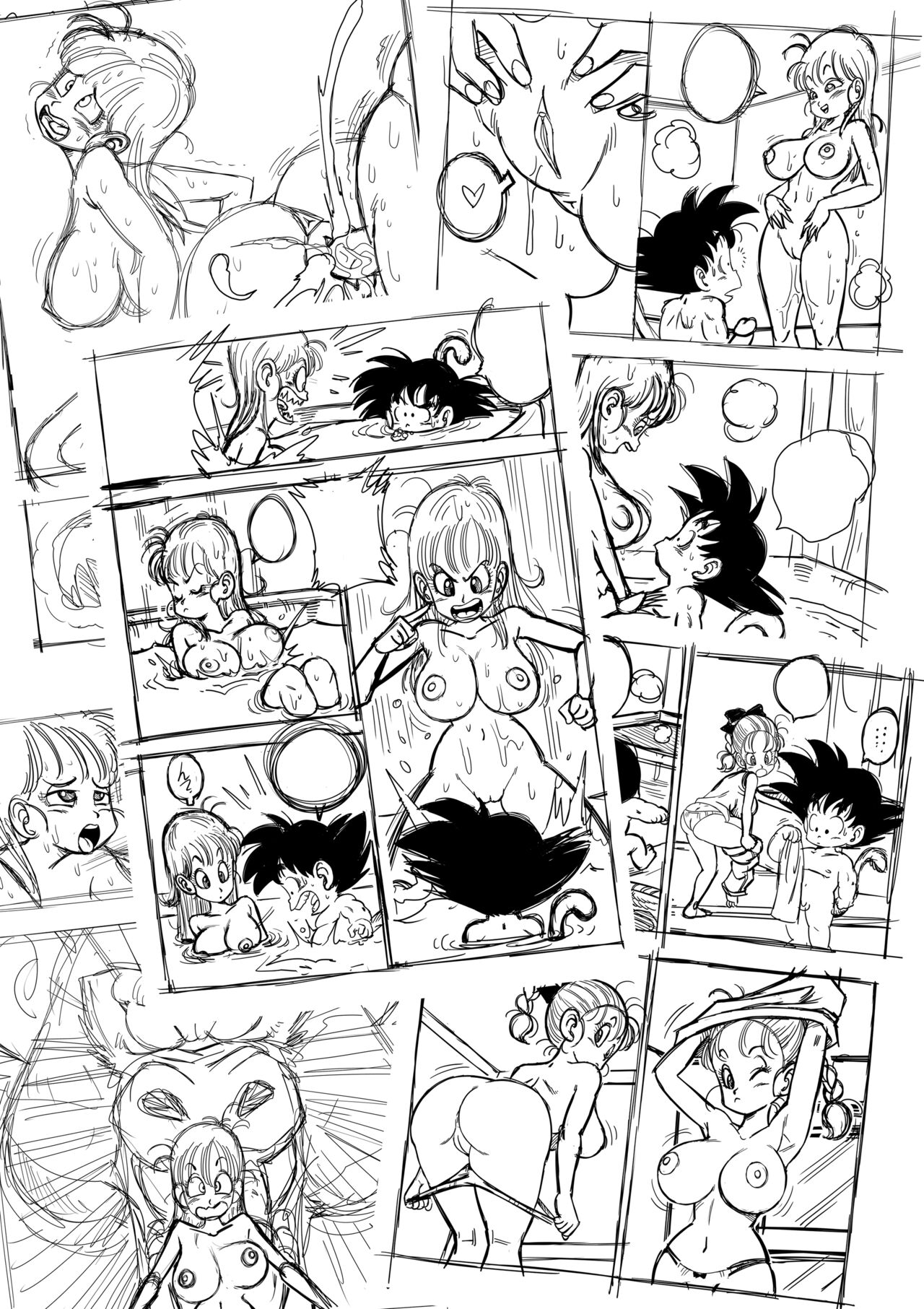 Dragon Ball Episode 1 Sex In The Bath Page 25 Comic Porn XXX