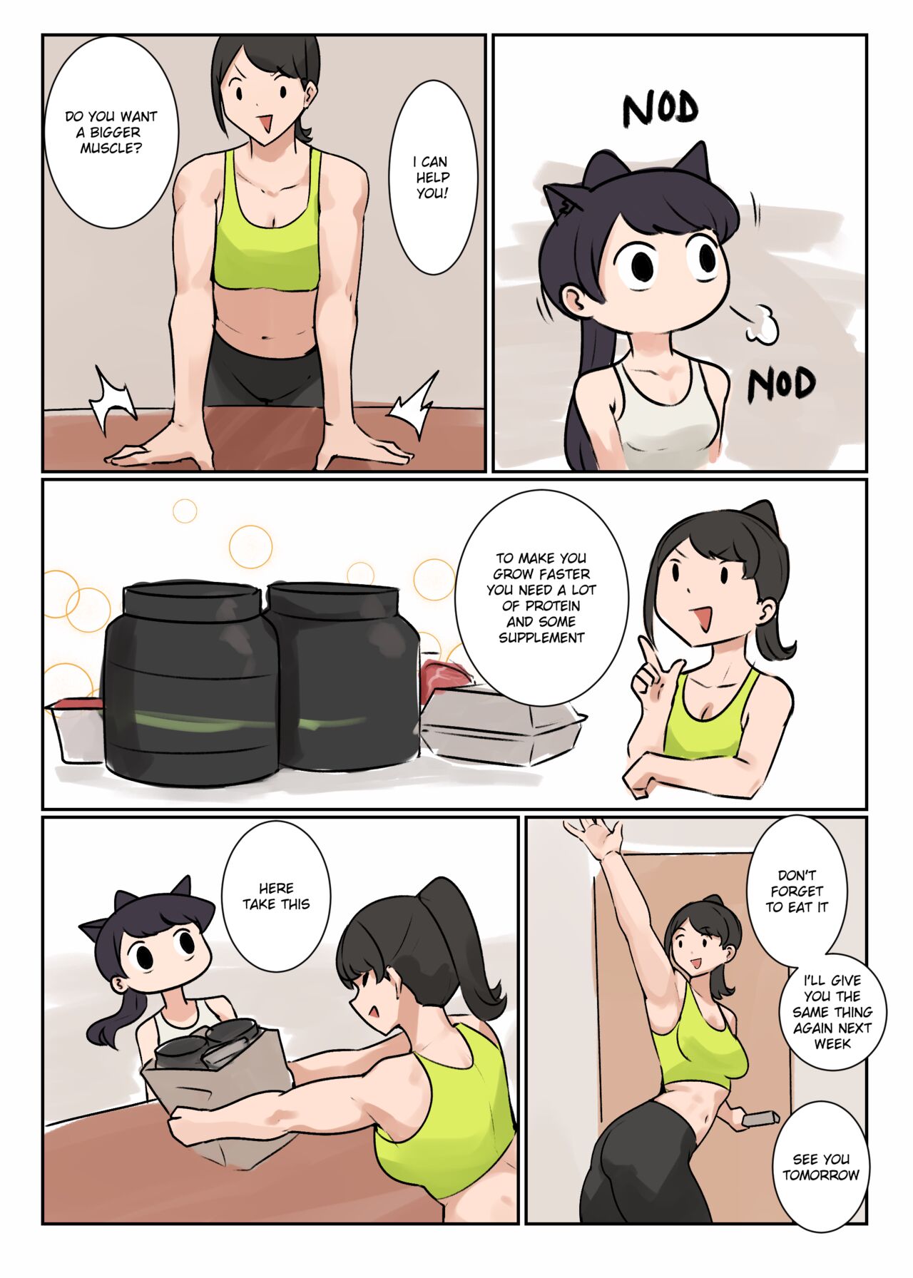 Komi Shouko Comic page 5 full