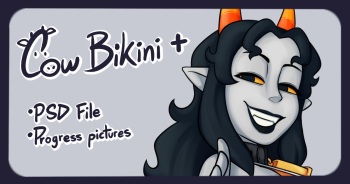 [A-Gal] Cow Bikini (Homestuck) cover