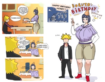 Boruto's birthday by Doragona twitter cover