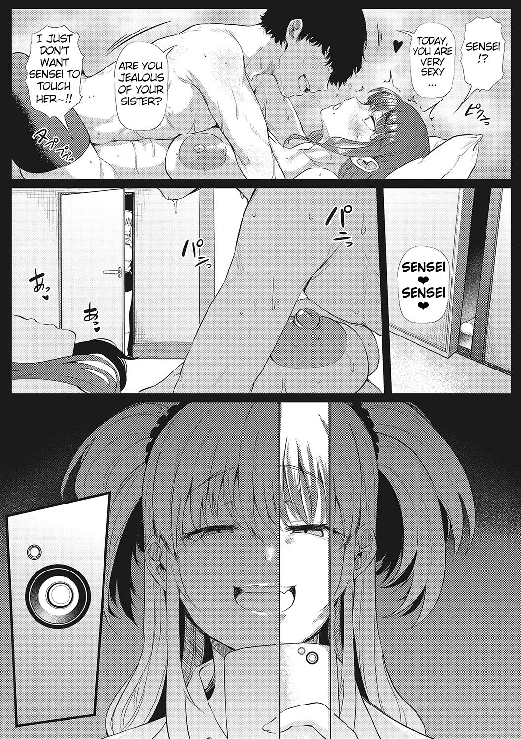 Sex And Communication With The Two Sisters "Sexmunication" Part 1,2 | Futari de Hamekomi Sisters Zenpen page 11 full