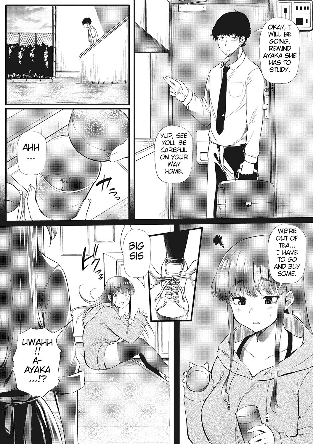 Sex And Communication With The Two Sisters "Sexmunication" Part 1,2 | Futari de Hamekomi Sisters Zenpen page 12 full