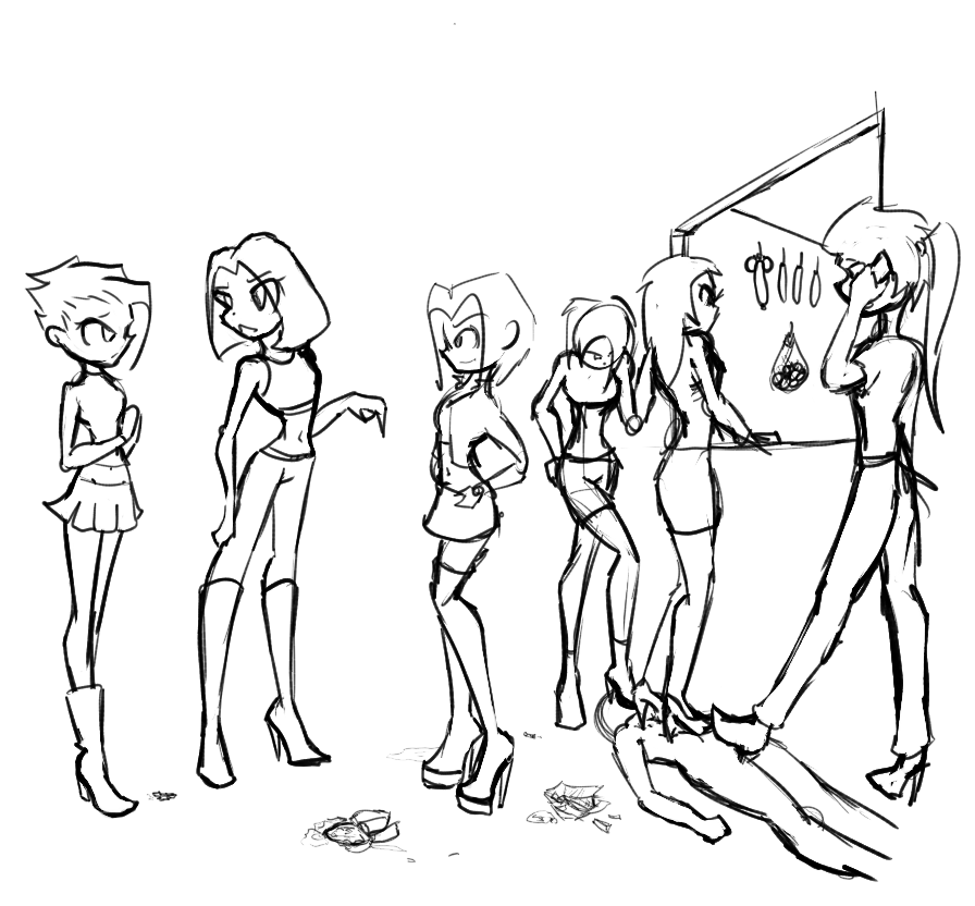 ScribbleGirls page 6 full