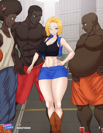 Kenny Comix (Maruzyrukun) Android 18 visits South City - Short Comic cover