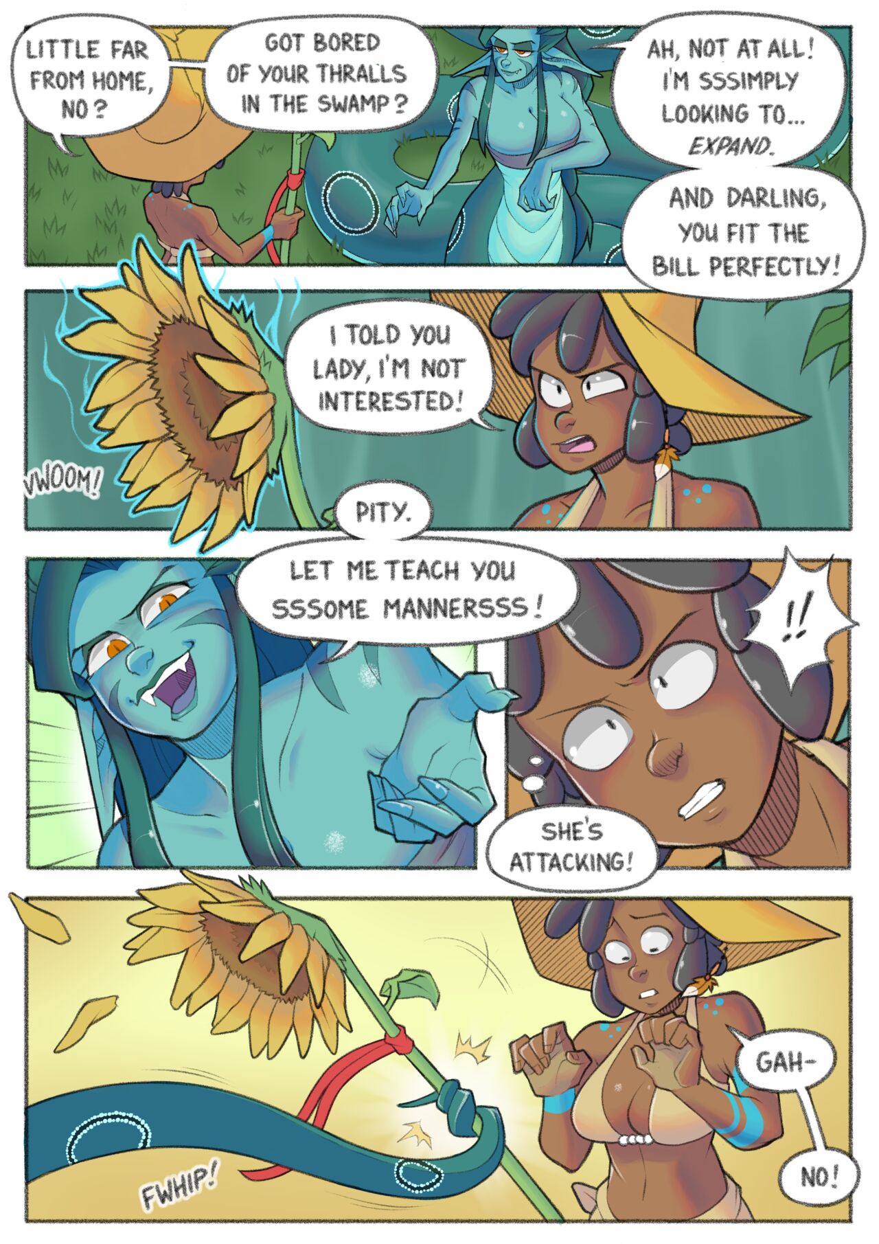 Shozayah - Lamia Hypno Comic page 8 full