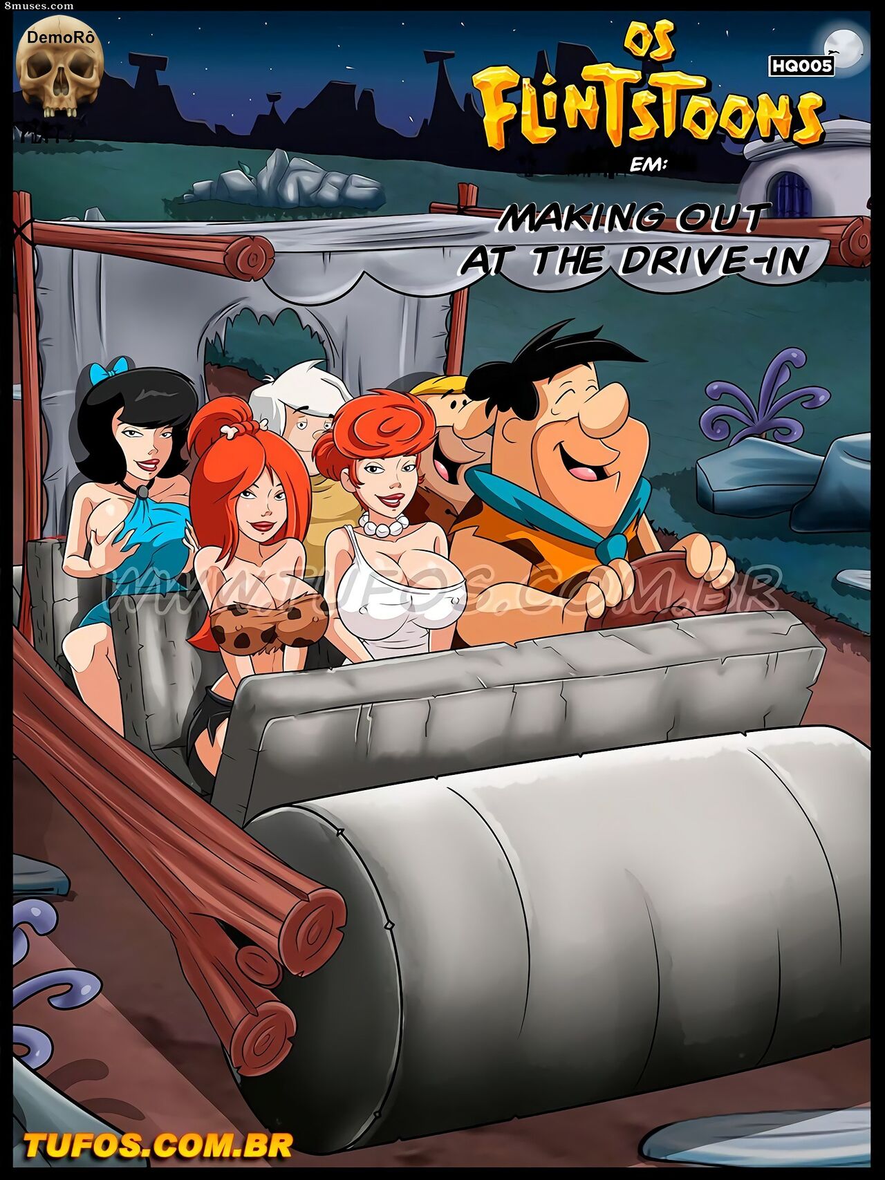 Os Flintstoons - Making out in the Drive-In - Issue 05   -Update- page 1 full