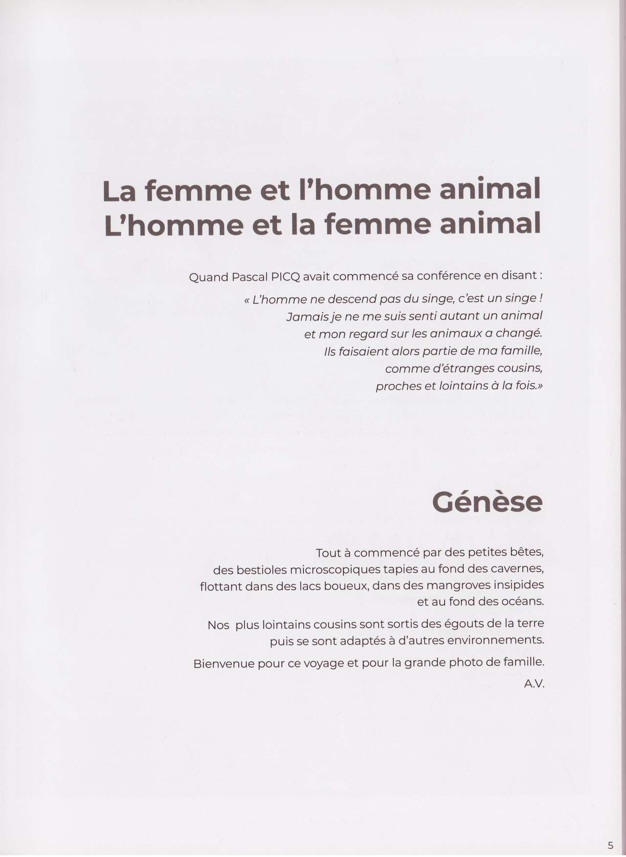 La femme et l'Homme animal page 6 full