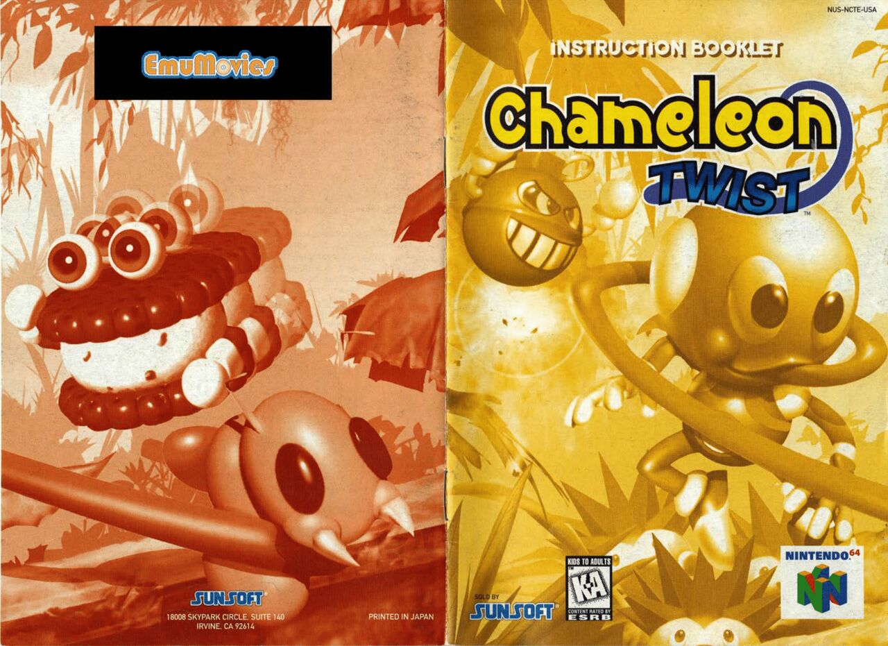 Chameleon Twist Manual page 1 full
