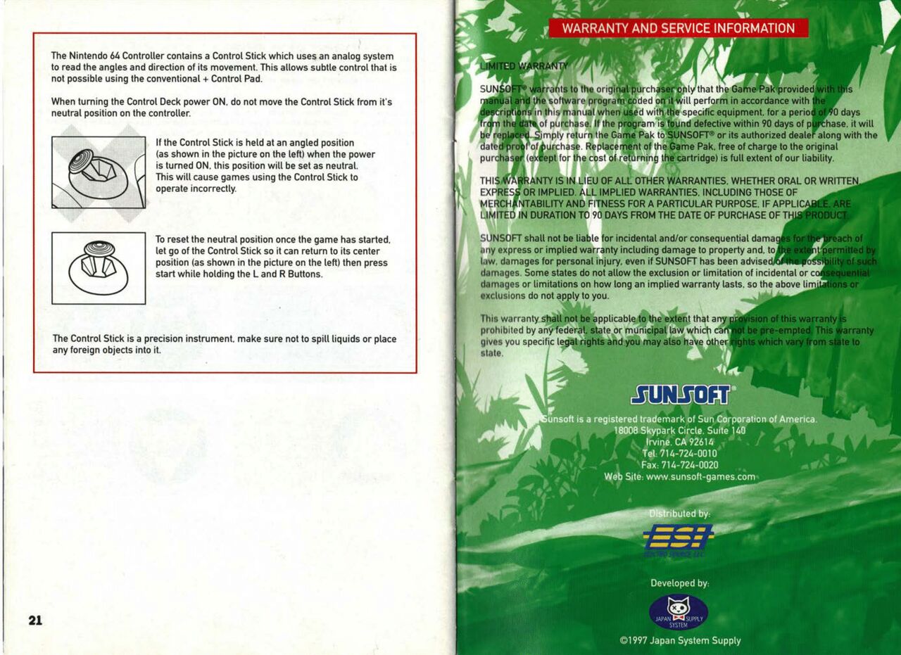 Chameleon Twist Manual page 12 full