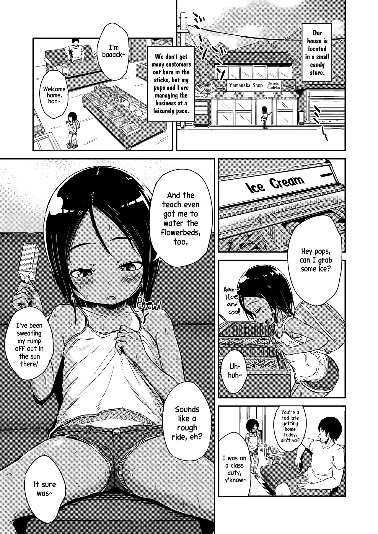 Hima de Inaka na Dagashiya Oyako no Nichijou page 2 full