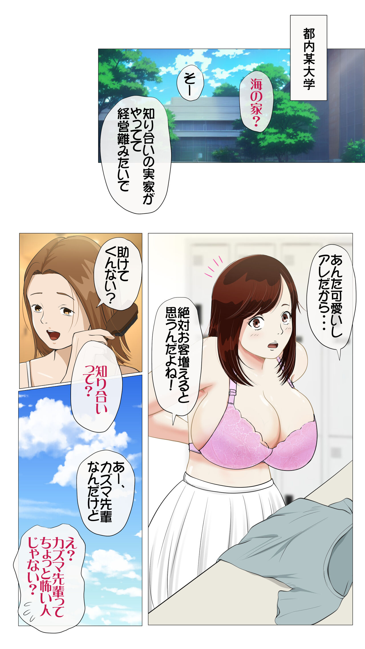 Umi no Ie NTR ~Akuyuu ni Urareta Kanojo~ page 3 full
