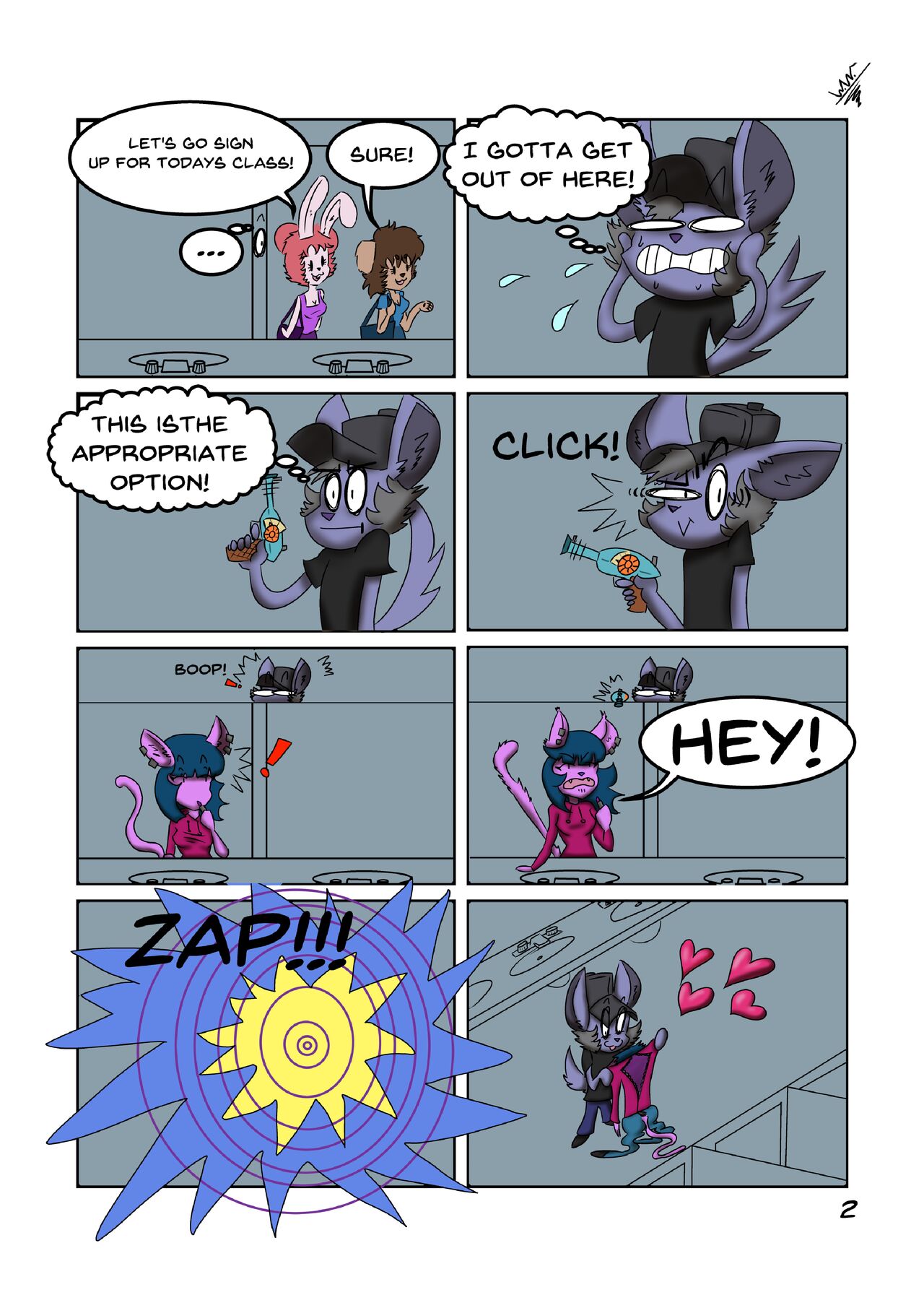 At the gym page 3 full