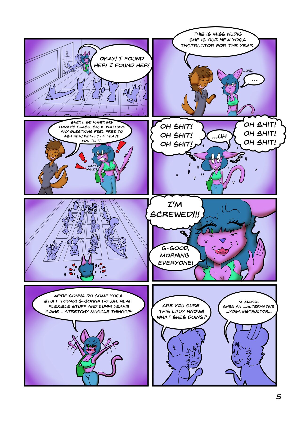 At the gym page 6 full