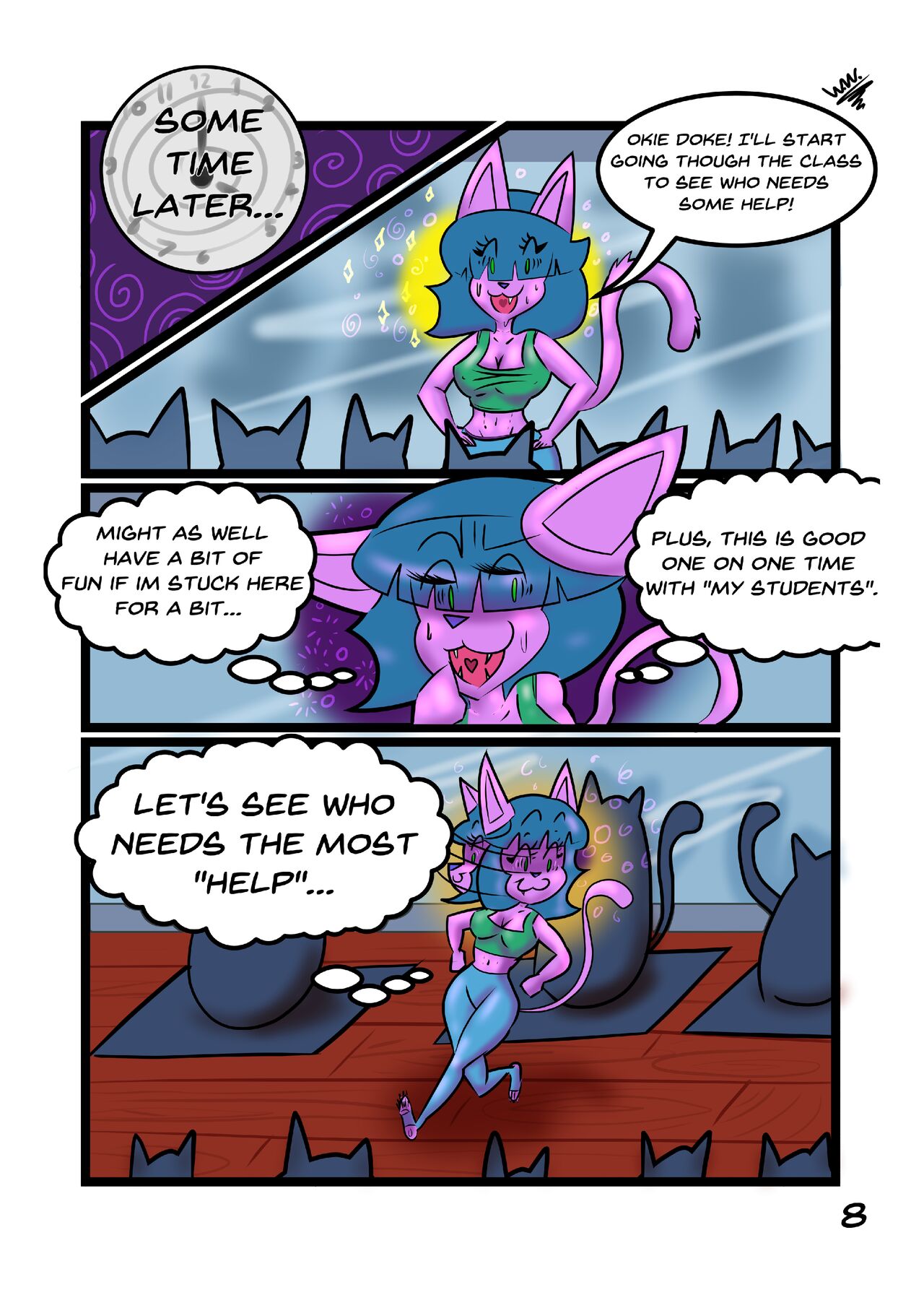 At the gym page 9 full