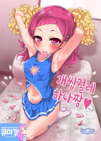 (COMIC1☆13) [Threshold (Exeter)] Mecho Kuso Bitch Hana-chan (Hugtto! PreCure) [Korean] cover