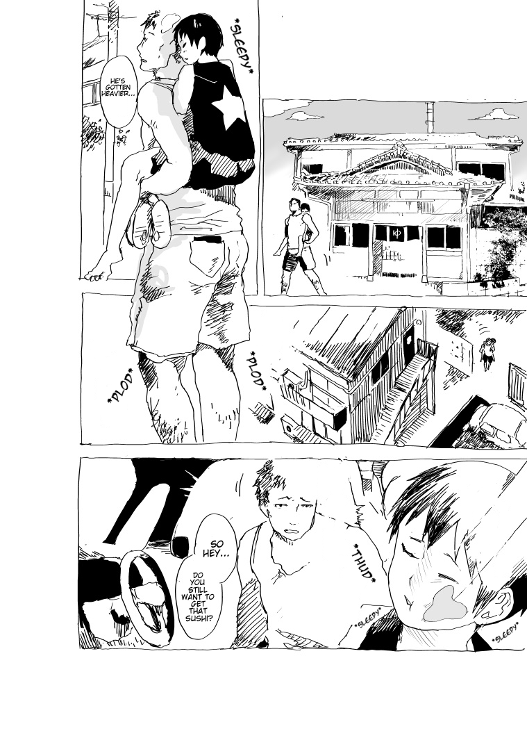 Kodoku Shonen to yasu gekkyu oyaji no sento ya apatodattari no ero manga | Lonely Boy & Lowly Paid Salaryman in the bathhouse and his apartment Erotic Manga page 9 full