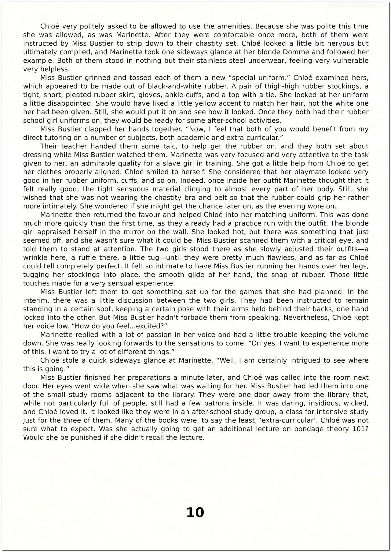 Chloe & Marinette Troubles in Art School 4 page 11 full