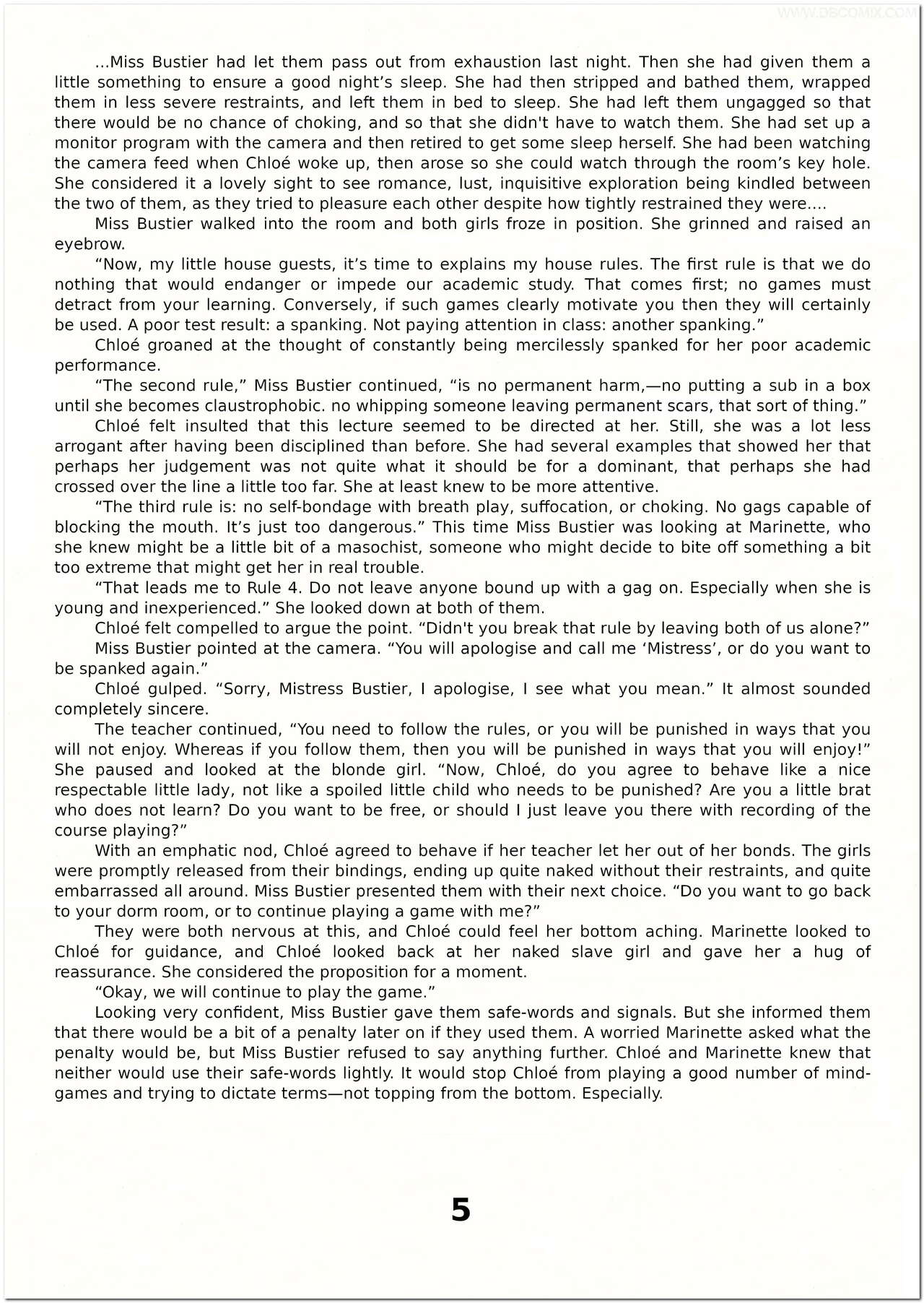 Chloe & Marinette Troubles in Art School 4 page 6 full