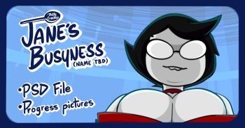 [A-Gal] Jane's Busyness (Homestuck) cover