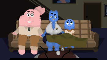 [ShoeStrang] The Watterson House Watches A Film (The Amazing World of Gumball) cover