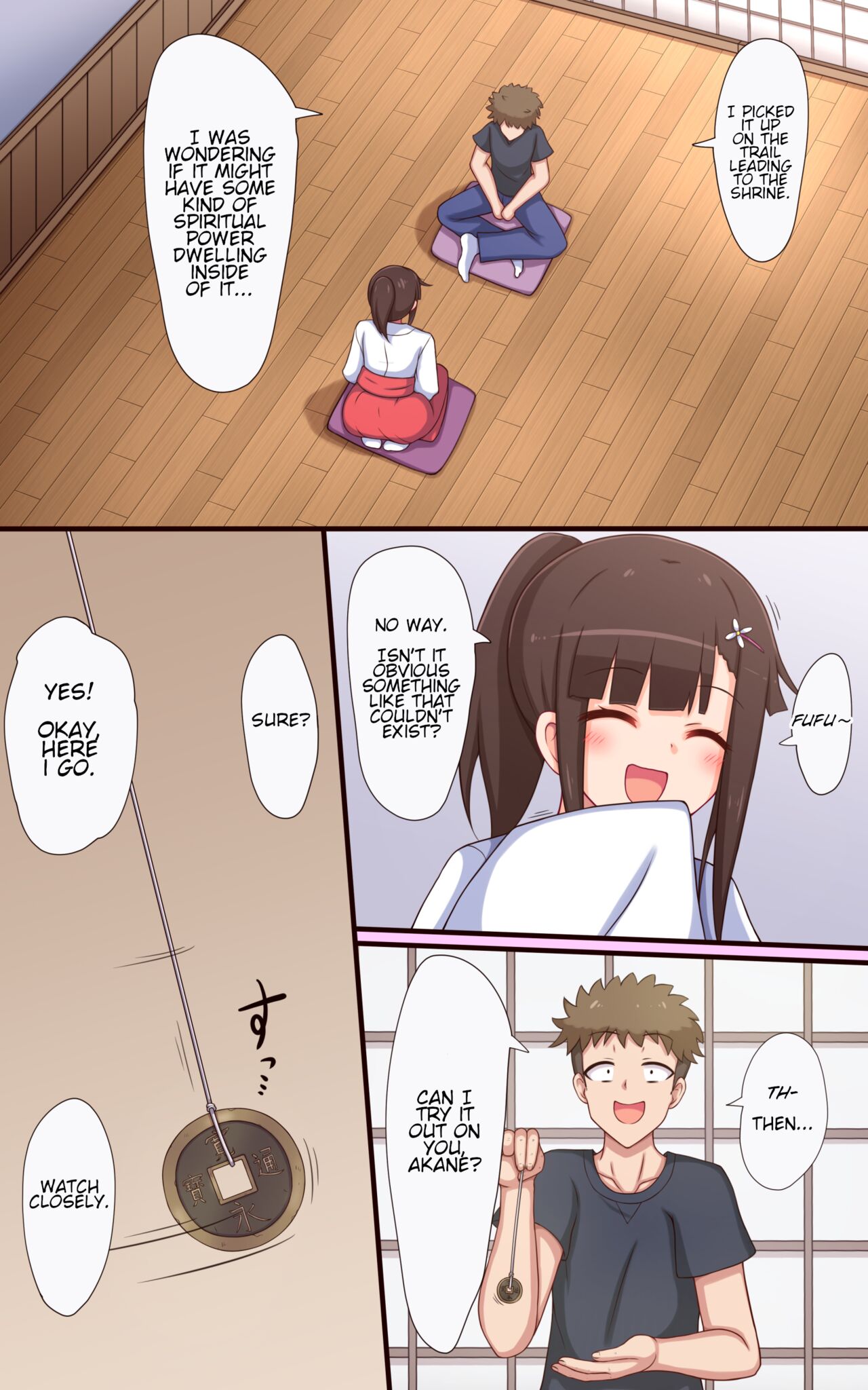 Miko-san no Kusuguri Saimin Himehajime | Shrine Maiden's New Year Hypno-tickling! page 3 full