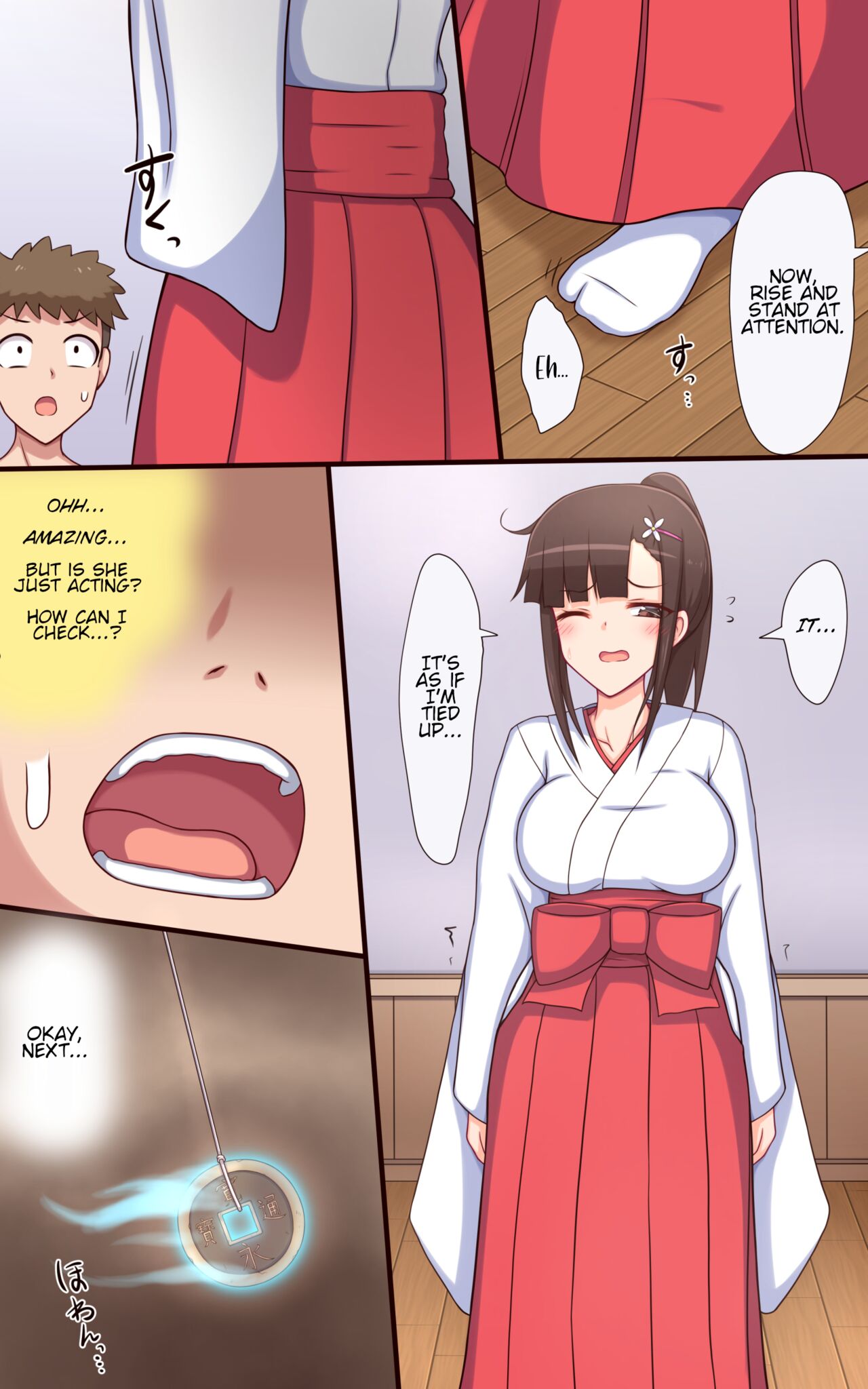 Miko-san no Kusuguri Saimin Himehajime | Shrine Maiden's New Year Hypno-tickling! page 5 full