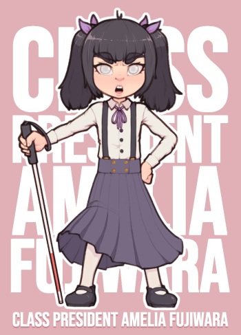 [Plebbles] Class President Amelia Fujiwara cover