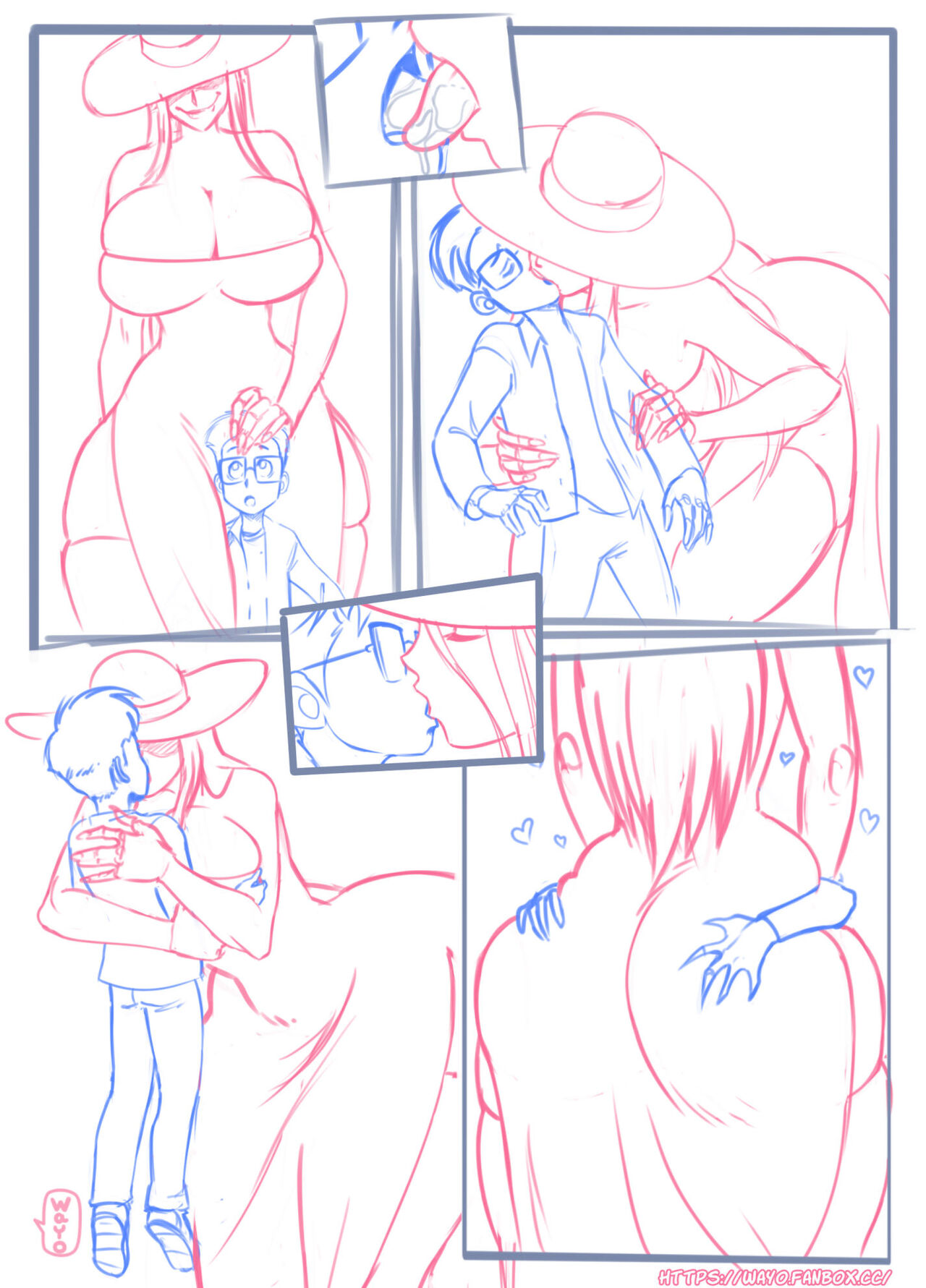 hachishakusama Mini comic+Sketch page 4 full