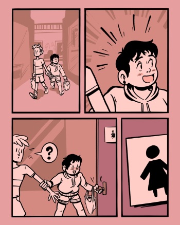 [BonerBob] Bathroom Stall (ft. Amy & Jan) [English] (OC) cover