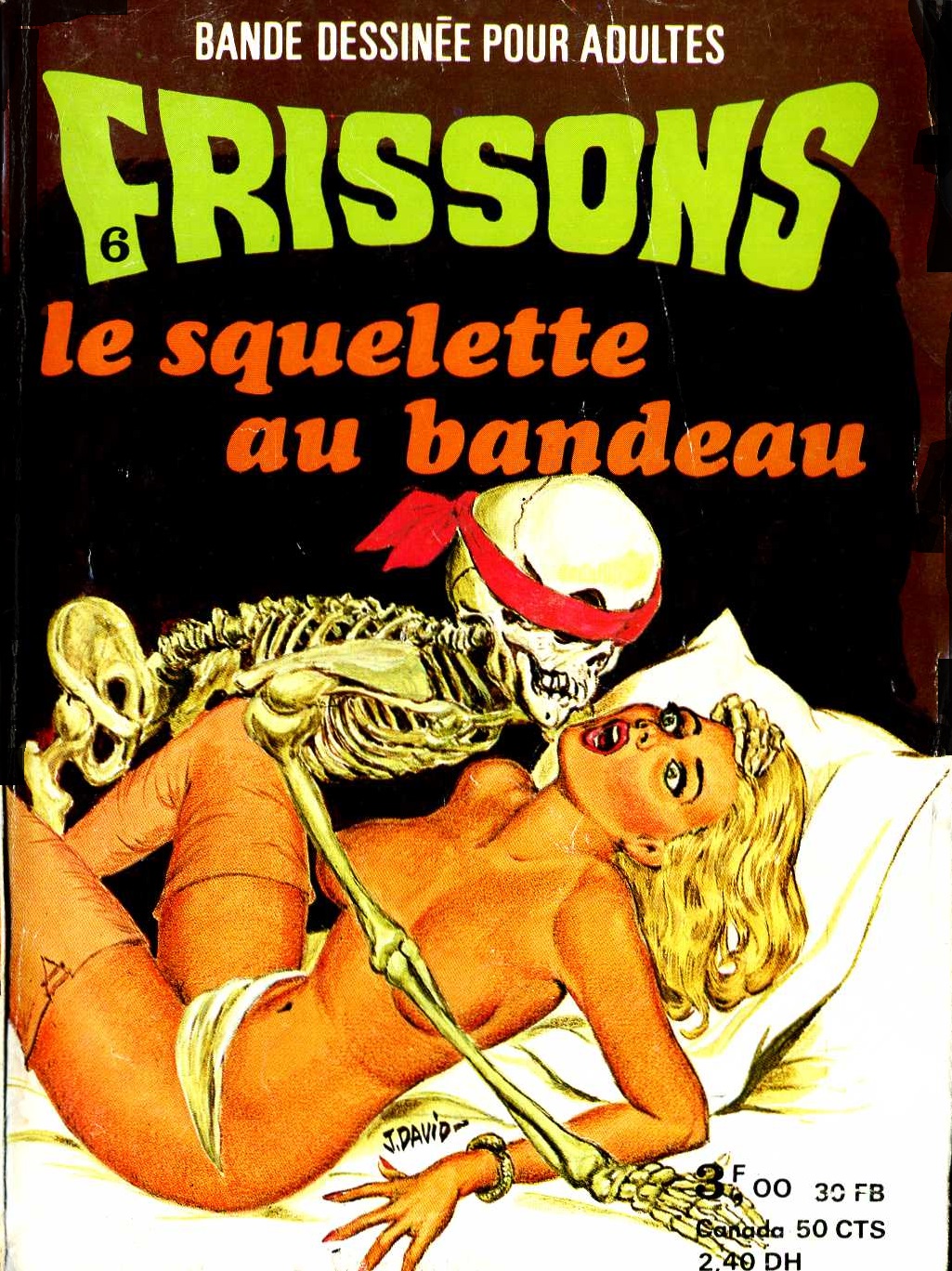 Frissons - 006 - Le squelette au bandeau page 1 full