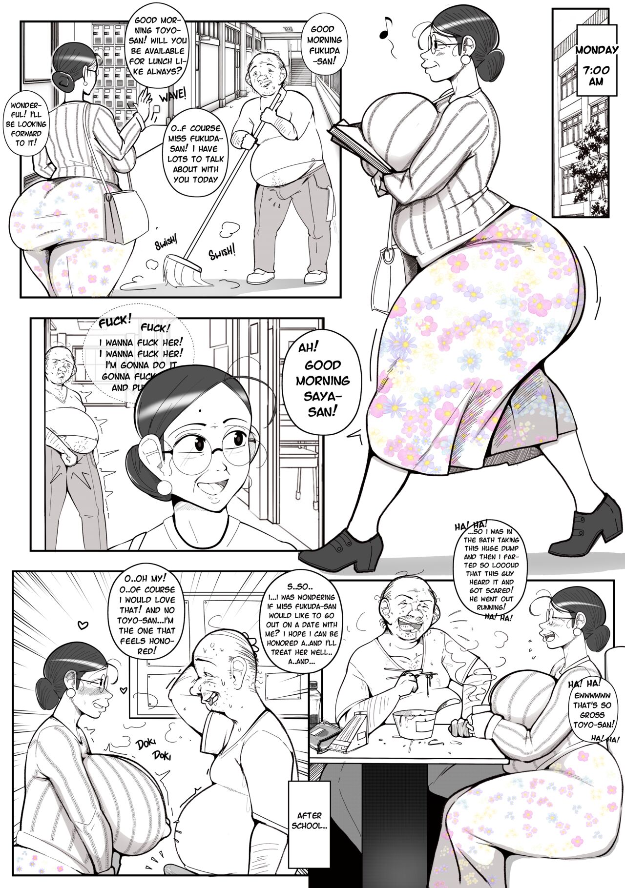 Kind Teacher Fukuda-San page 1 full