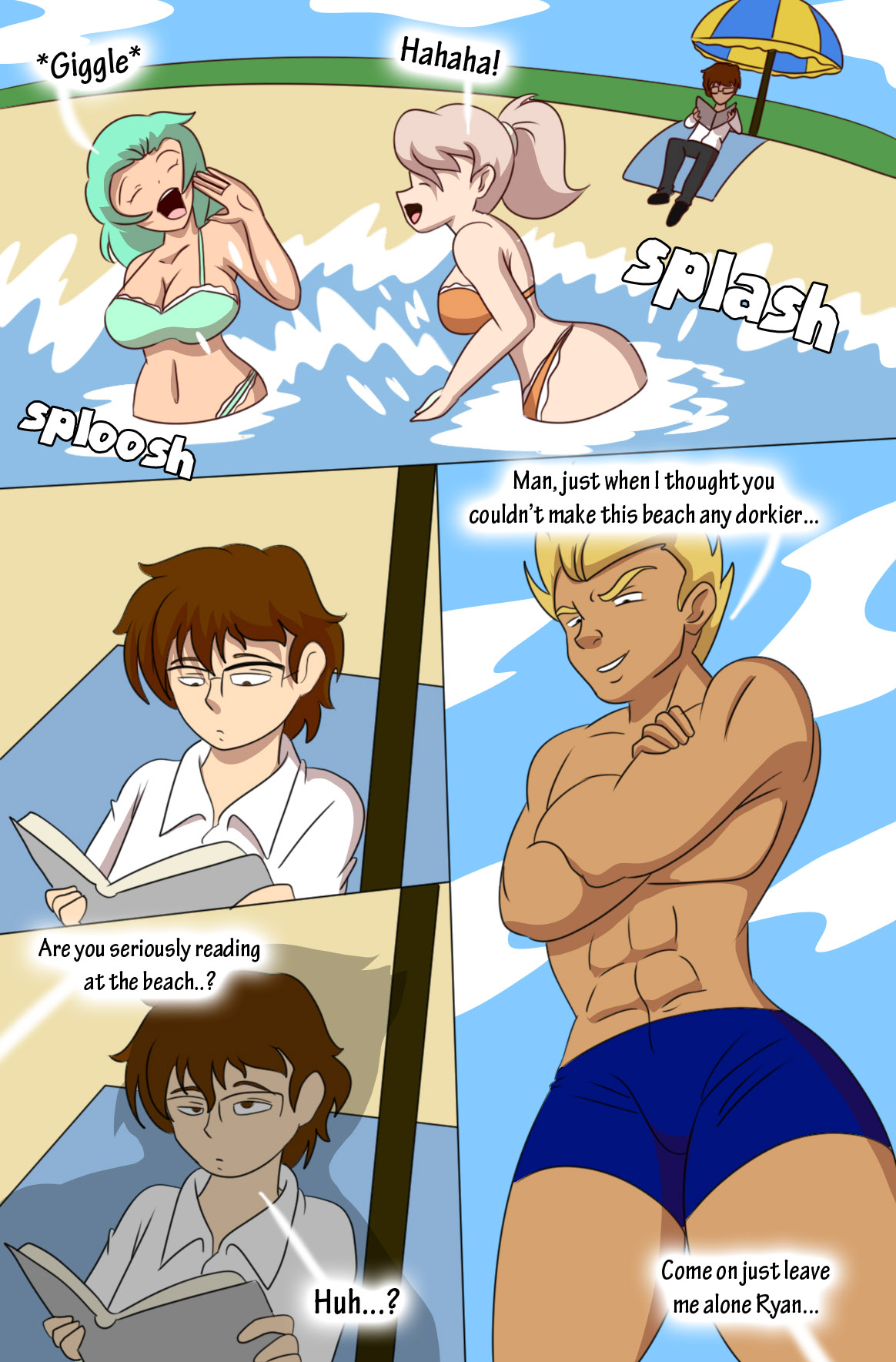 Beach Bully Babe page 1 full