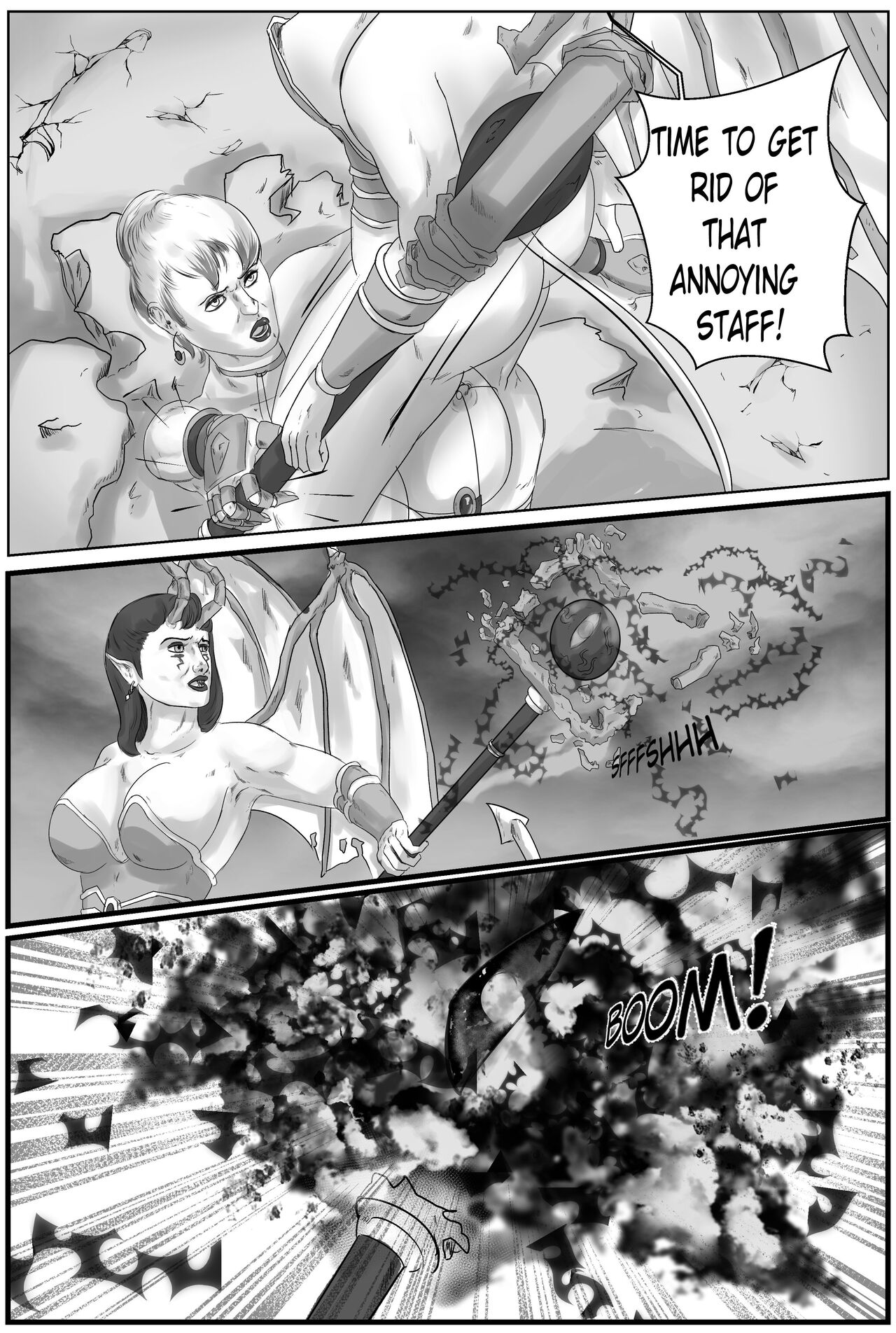 Super Heroines XXX The Invasion of the Underworld Part Two page 4 full