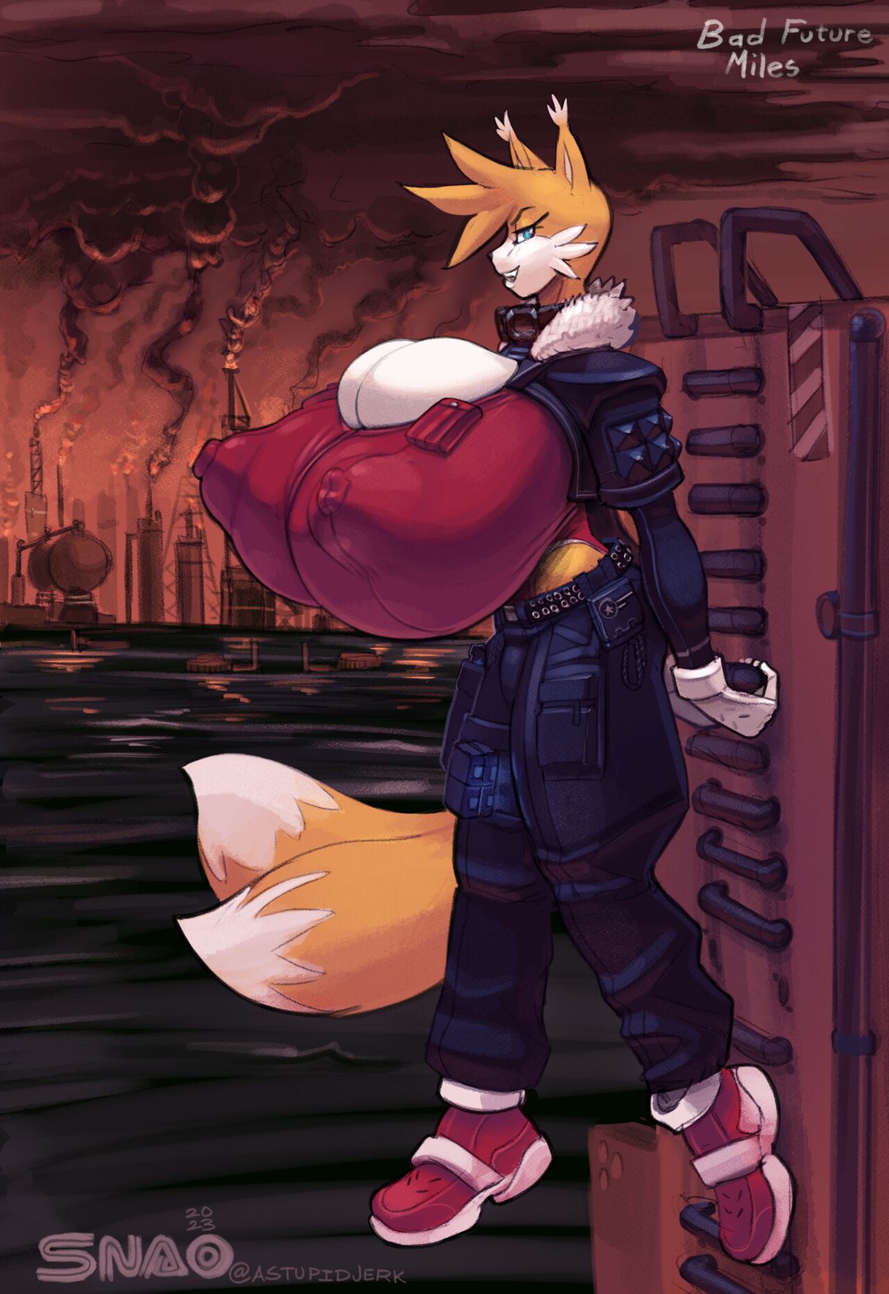 Tails Pilot oil ocean page 3 full