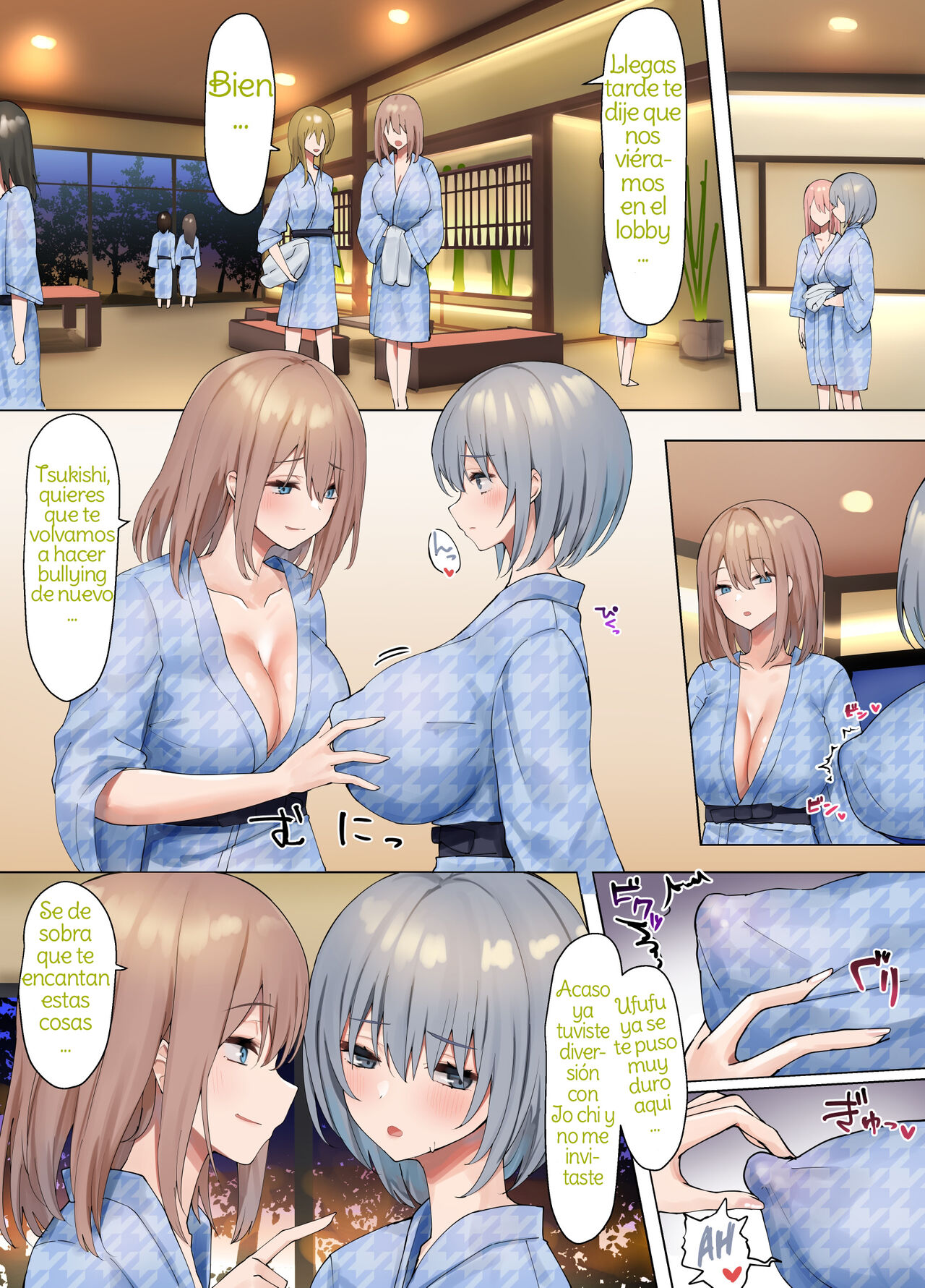 Ijimerarekko no Nekura Onna ga Jitsu wa Dohentai de Ijimekko no Ubu na Gal ni Shikaeshi o Suru Yuri 3 Spanish page 10 full