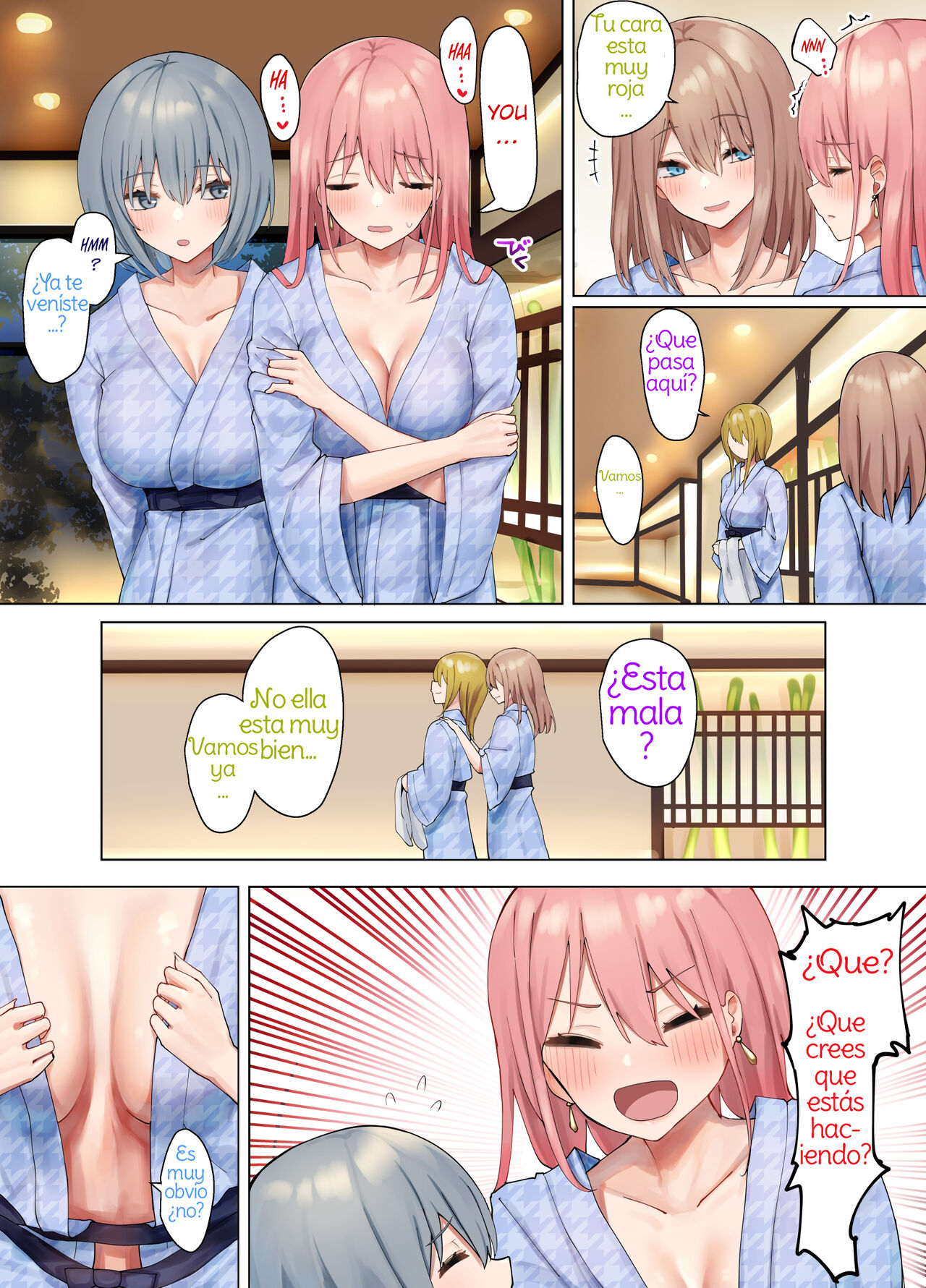 Ijimerarekko no Nekura Onna ga Jitsu wa Dohentai de Ijimekko no Ubu na Gal ni Shikaeshi o Suru Yuri 3 Spanish page 12 full