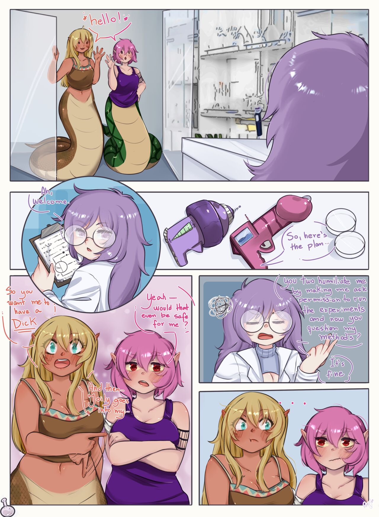 Lab Snakes page 1 full