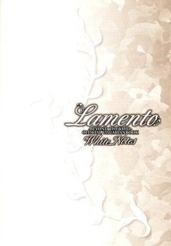 「 White Notes」Official Visual Fanbook cover