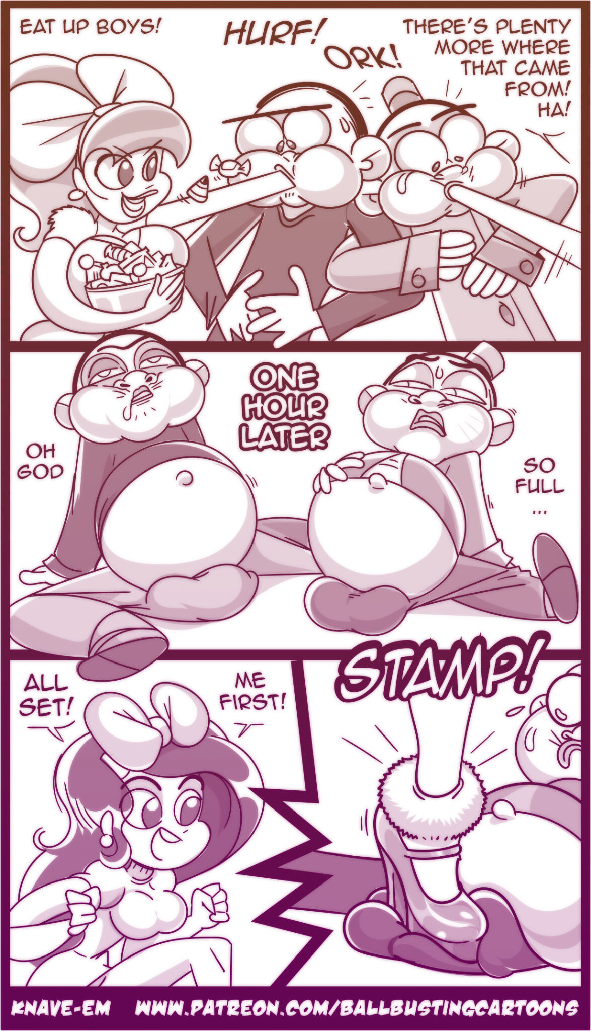 The Elevator Operator #2 Rainbow Party! page 4 full