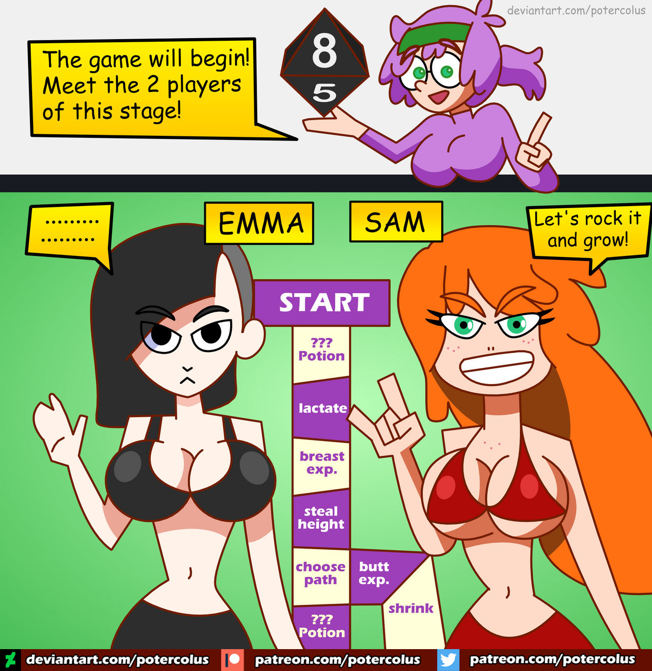 - SIZE POTIONS GAME page 1 full