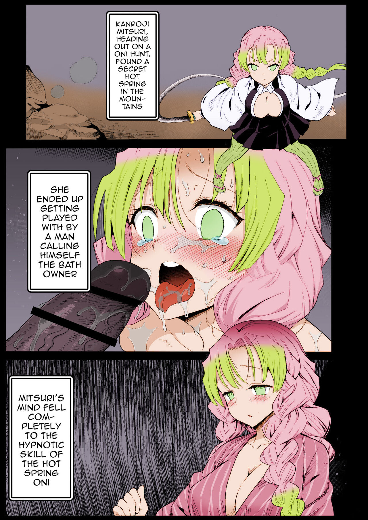 Saimin Onsen Kanroji Mitsuri Ninshin Chuu | Hot Spring Hypnotic Kanroji Mitsuri Pregnancy page 2 full