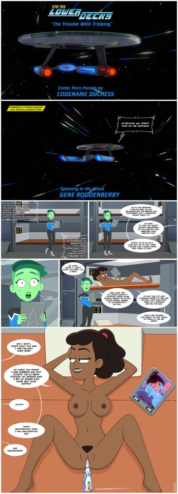 [Codename Duchess] The Trouble With Tribbing (Star Trek: Lower Decks) cover