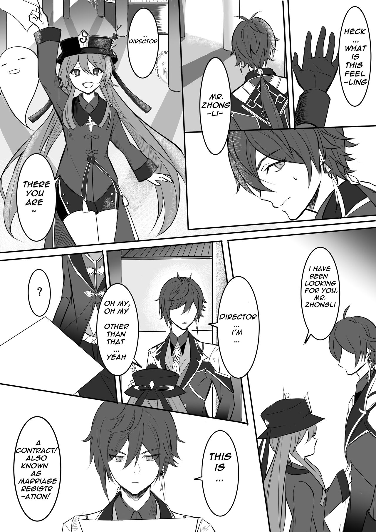 Rainbow After Heavy Rain, Dreams of Colorful Wings - Zhongli x Hu Tao before wedding / marriage story page 6 full
