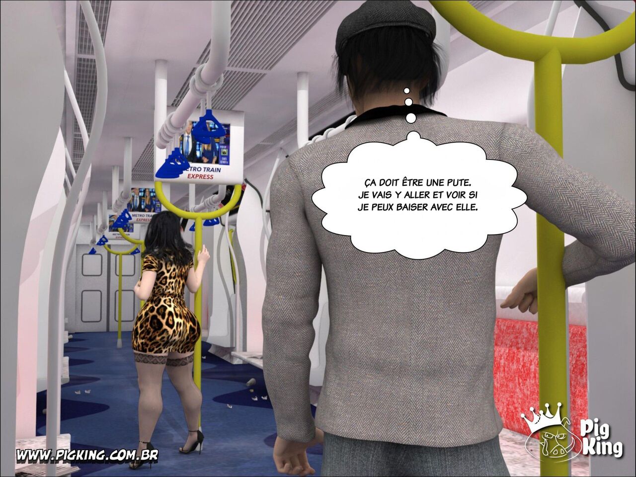Brigitte, the lady of the subway - Brigitte, la dame du métro - French page 11 full