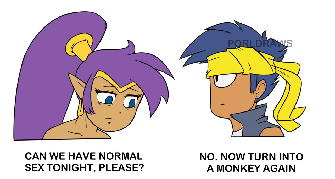 Shantae Monkey page 1 full