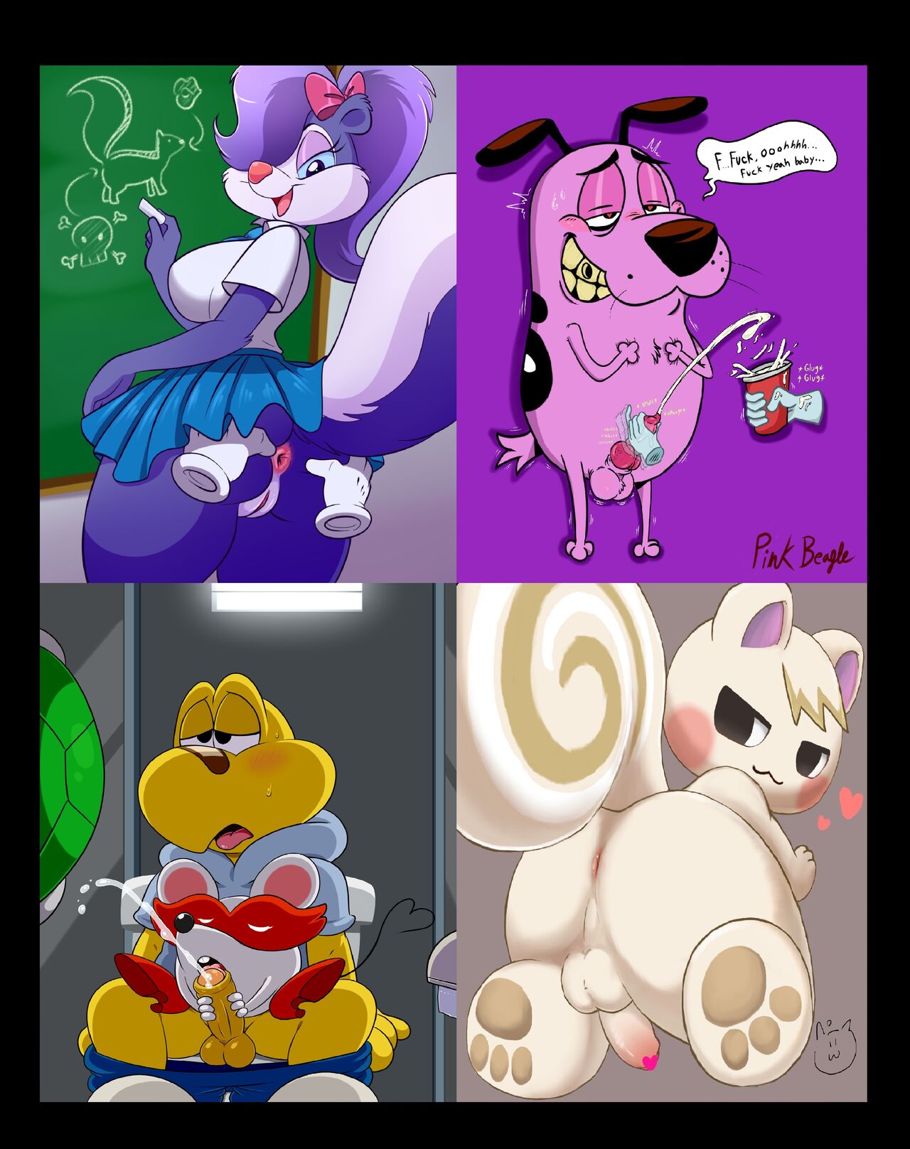 Courage the Cowardly Dog's Porn Pics on Fifi La Fume, Courage the Dog, Koops, and Marshal ♂️♀️⚧️ 💋🧤🏰🔞 page 2 full