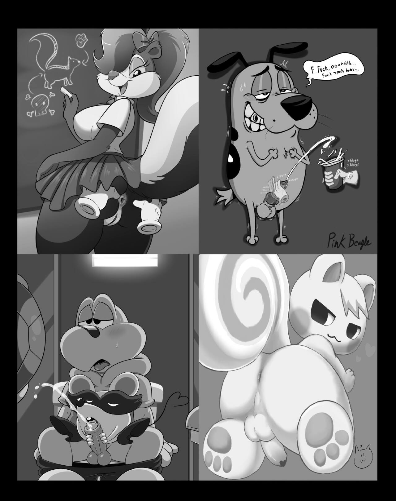 Courage the Cowardly Dog's Porn Pics on Fifi La Fume, Courage the Dog, Koops, and Marshal ♂️♀️⚧️ 💋🧤🏰🔞 page 3 full