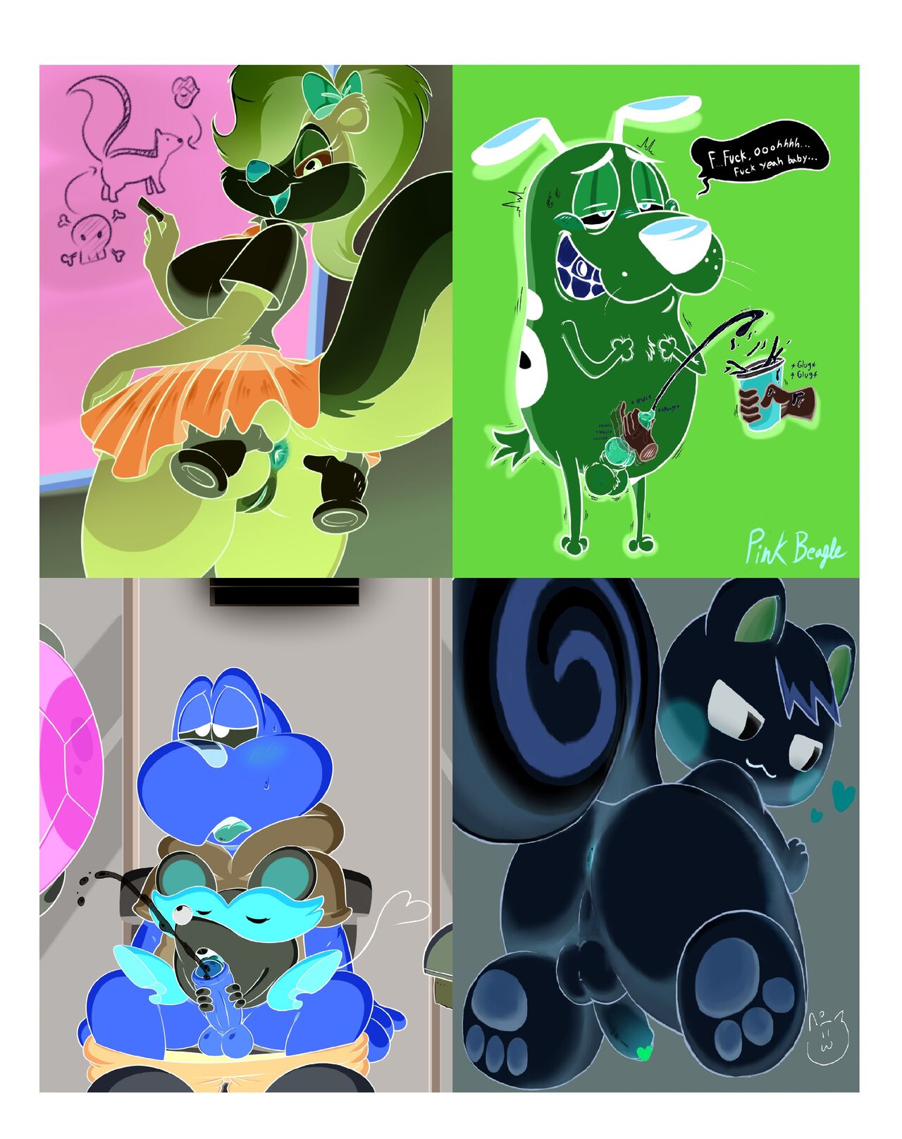 Courage the Cowardly Dog's Porn Pics on Fifi La Fume, Courage the Dog, Koops, and Marshal ♂️♀️⚧️ 💋🧤🏰🔞 page 4 full