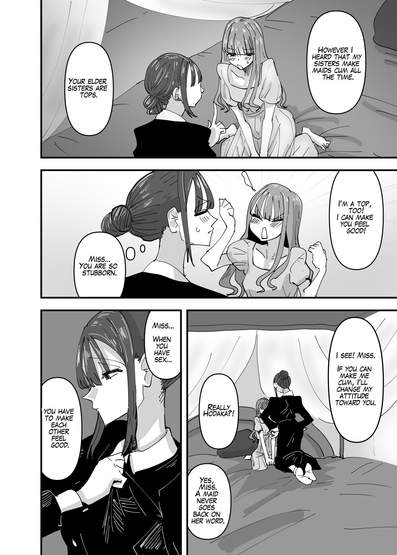 Ijiwaru na Do-S Maid o Wakarasetai Ojou-sama no Hanashi | Rich Girl Wants To Teach Her Sadistic Maid A Lesson page 12 full