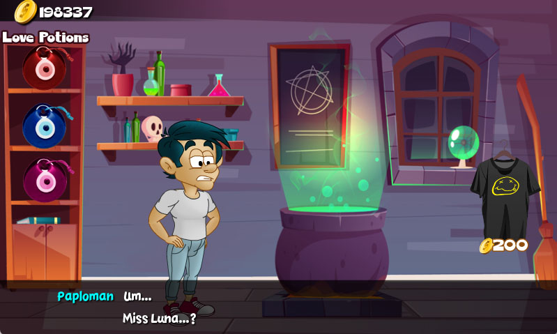 Hungry Girls Game: Luna's Lambent Magic page 4 full